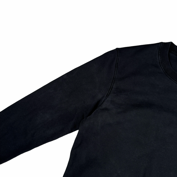 Stone Island 2023 Black Crewneck Sweatshirt - Medium