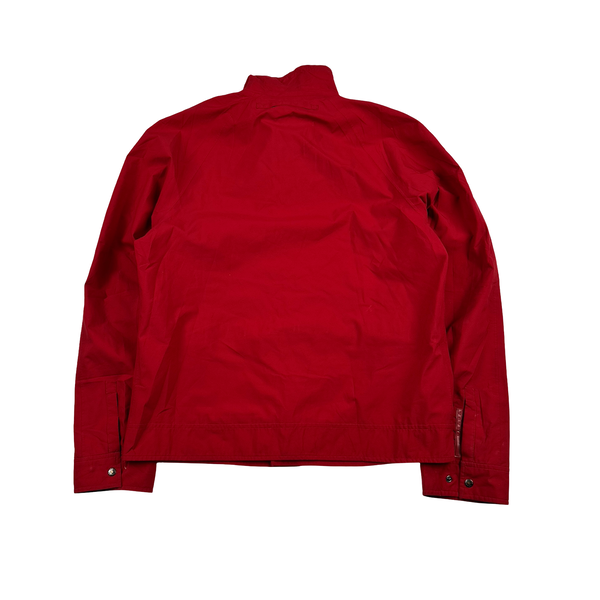 Prada Red Goretex Tab Zipped Parka Jacket - Medium