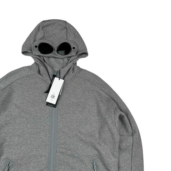 CP Company Light Grey Goggle Hoodie - XL