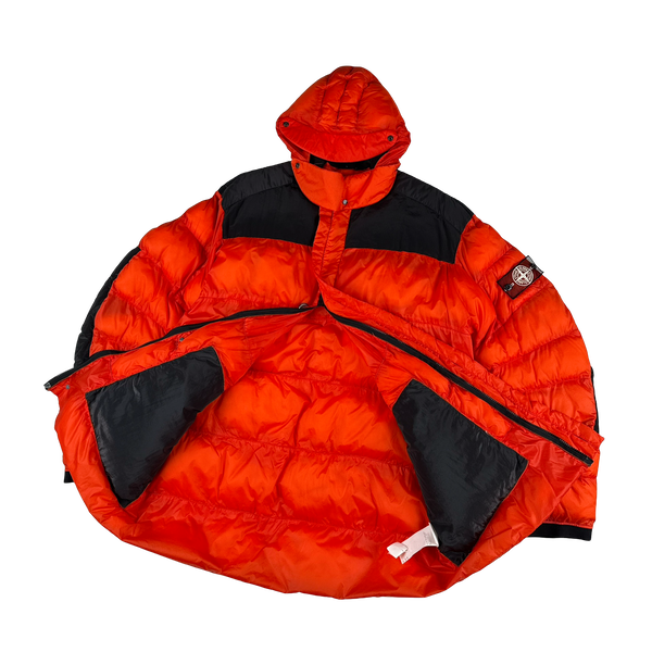 Stone Island 2008 Orange Aitor Throup Modular Anatomy Glove Jacket - XXL