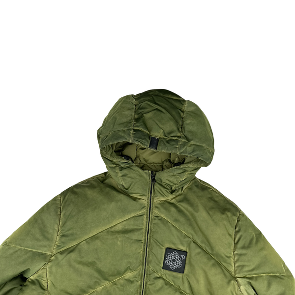 Plurimus Green Quilted Down Jacket - XL