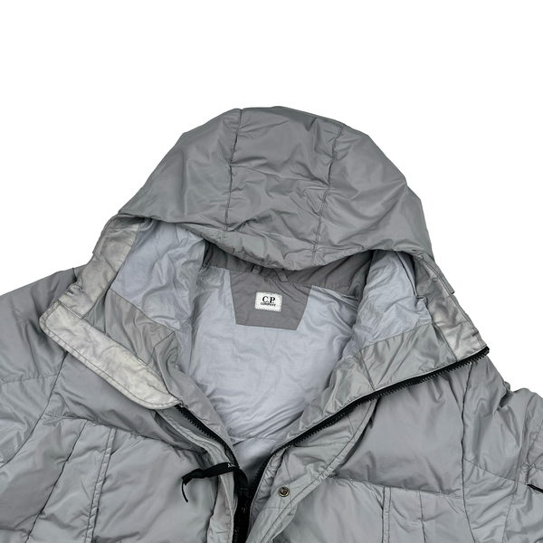 CP Company Grey Nycra-R Puffer Parka Jacket - 3XL