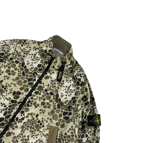 Stone Island 2018 Alligator Camo Light Cotton Nylon Jacket - XL
