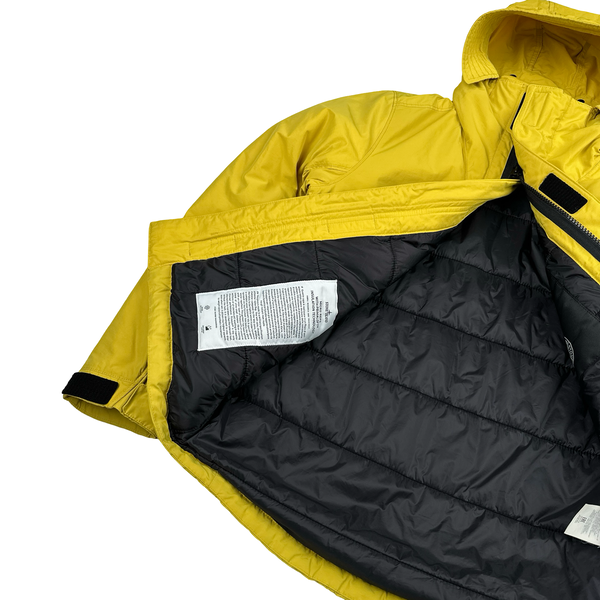 Stone Island 2018 Yellow Micro Reps Primaloft Lined Jacket - Small