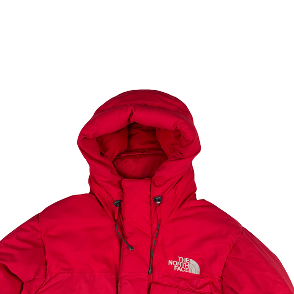 North Face Red Summit Series 700 Down Hooded Puffer Jacket - Medium