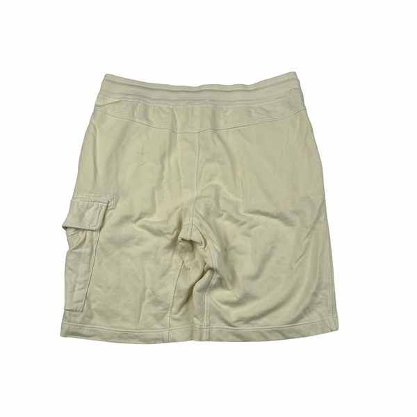 CP Company Yellow Cotton Lens Viewer Shorts - Medium