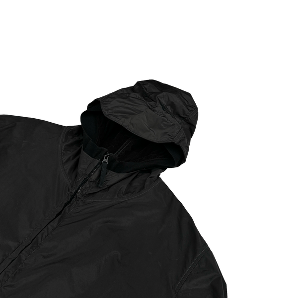 Stone Island 2009 Black Nylon Metal Velvet Lined Jacket - 3XL