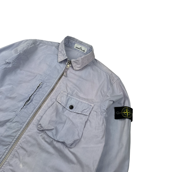 Stone Island 2019 Lilac Cotton Overshirt - Medium