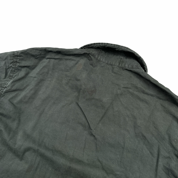 Stone Island 2021 Khaki Green Cotton Overshirt - Medium