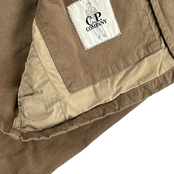 CP Company Bronze Mais B Lens View Multi Pocket Overshirt Jacket - Medium