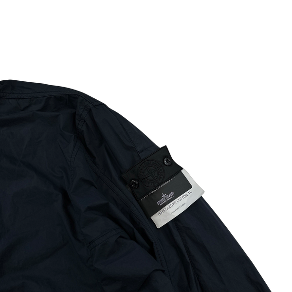 Stone Island 2022 Shadow Project HD Pelleovo Cotton TC Navy Glass Jacket - XXL