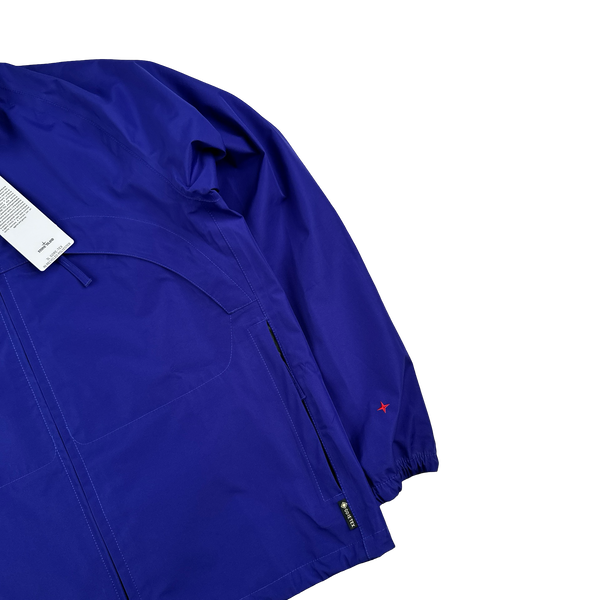 Stone Island Marina Gore Tex Waterproof Spellout Jacket - Large