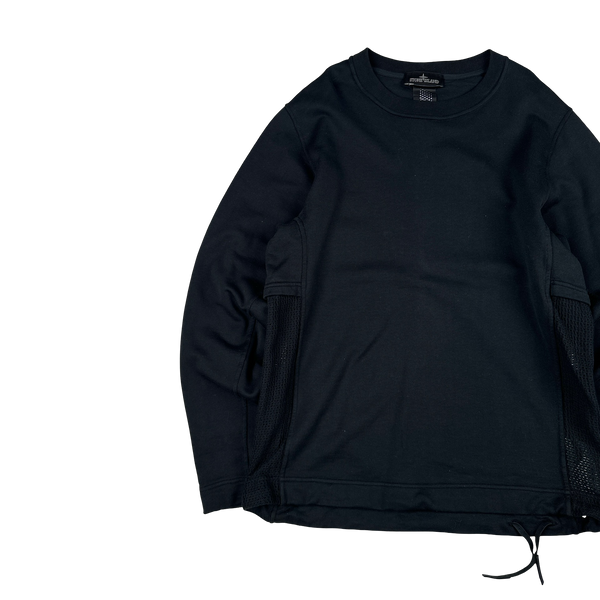 Stone Island 2022 Black Shadow Project Pullover Crewneck - Small