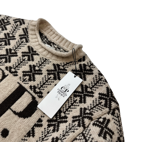 CP Company x Palace Beige Knit - Small