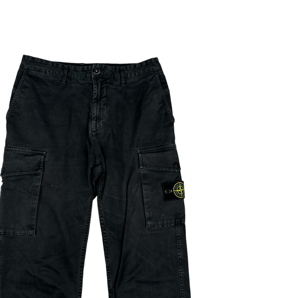 Stone Island 2020 Grey Slim Fit Cargo Trousers - 34"