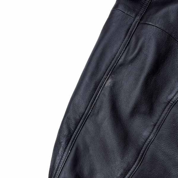 Burberry Leather Nova Check Lined Collared Duffle Coat - 3XL