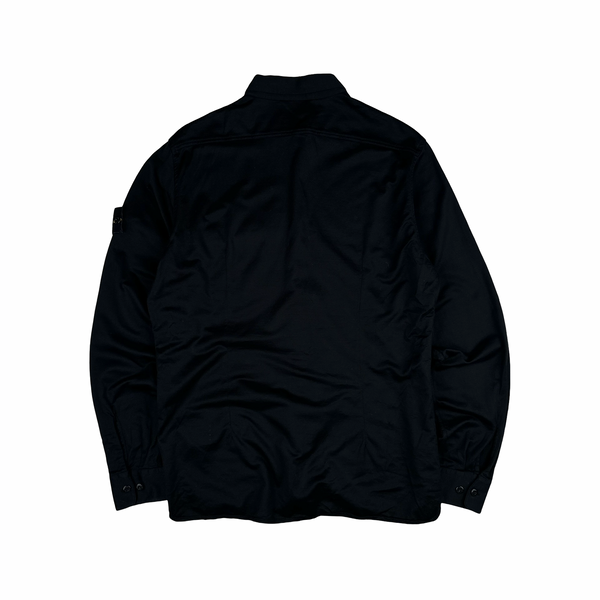 Stone Island 2016 Black Buttoned Pocket Overshirt - XL