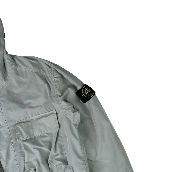 Stone Island 2017 Ice Blue David Tela Light TC Field Jacket - Large