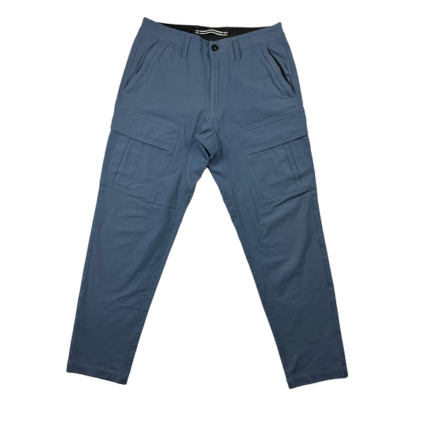 Stone Island 2020 Blue Regular Fit Nylon Cargo Trousers - Medium