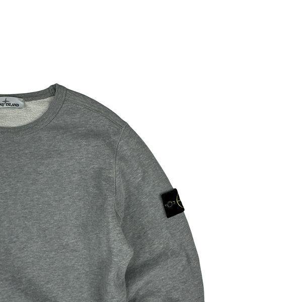 Stone Island Grey Crewneck Sweatshirt - Medium