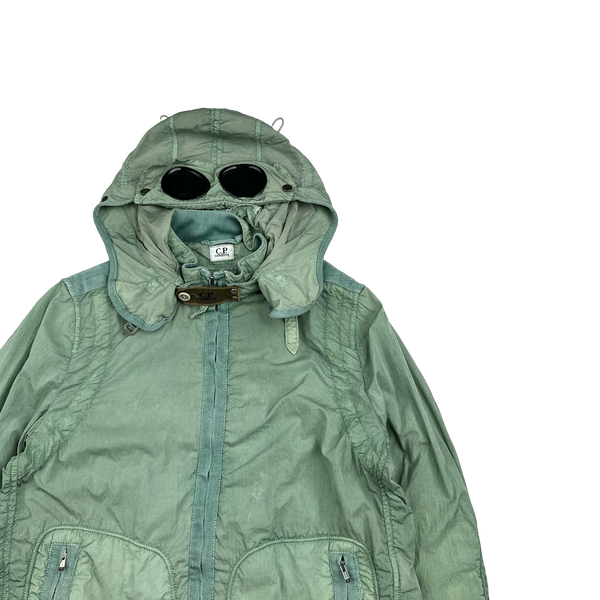 CP Company Mint Chrome Goggle Jacket - Medium