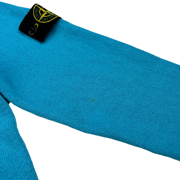 Stone Island 2015 Cyan Pullover Knit Jumper - Medium