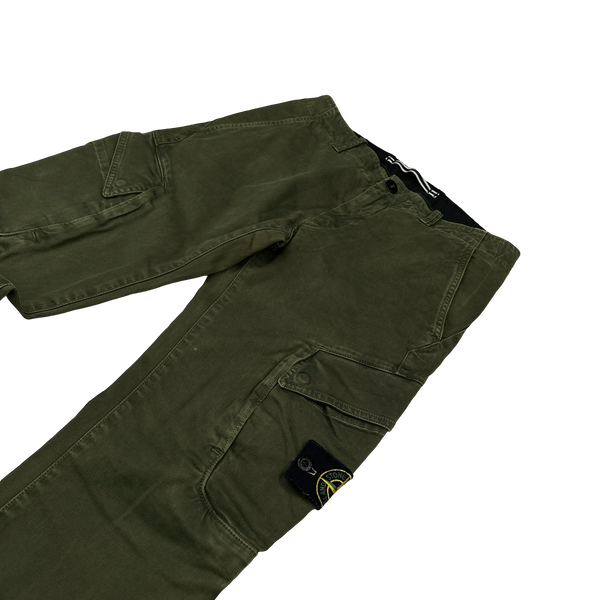 Stone Island 2015 Khaki Cargo Trousers - 30"