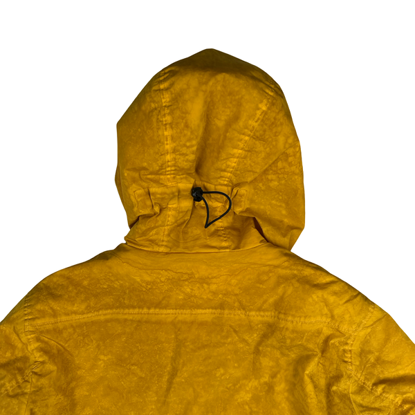 CP Company Orange Nycra Re-Colour Goggle Hooded Jacket - Large