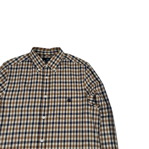 Aquascutum Classic Nova Checked Shirt - Medium