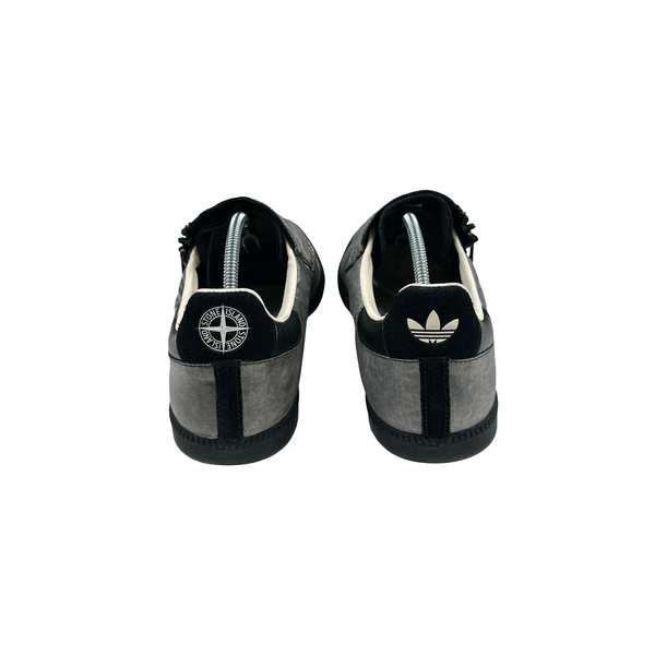 Stone Island x Adidas 2009 Grey Zipped Samba Trainers - UK 11