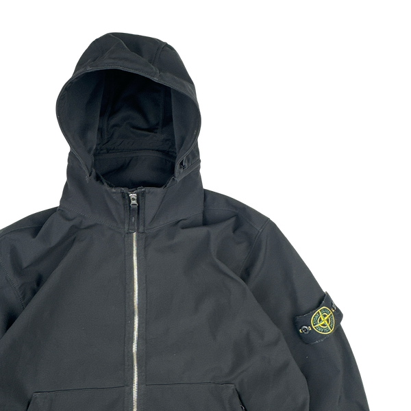 Stone Island 2019 Black Light Soft Shell R Jacket - Large