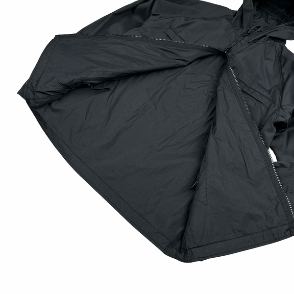 Stone Island 2021 Black Ghost Reversible Hooded Jacket - Medium