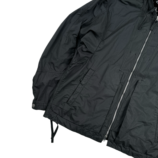 Stone Island 2022 Black Shadow Project HD Pelleovo Cotton TC Glass Jacket - Large