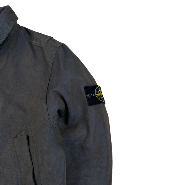 Stone Island 2015 Panama HT Dark Grey Trench Coat - Large