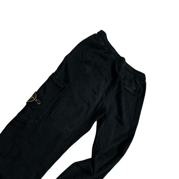 Stone Island 2018 Black Cotton Joggers - Medium