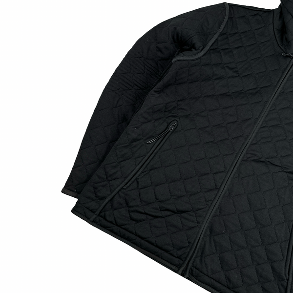CP Company Black Lens View Diamond Detailing Zip Up Hoodie -  XXL