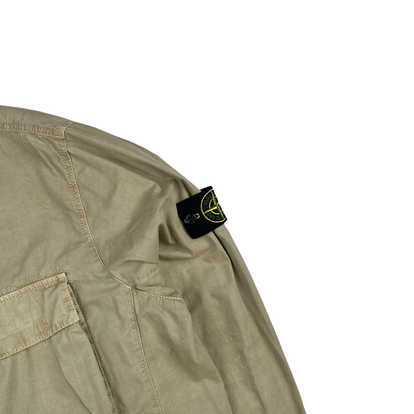 Stone Island 2022 Tan Double Pocket Overshirt - XXL