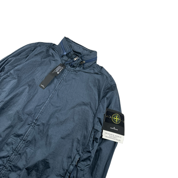 Stone Island 2023 Econyl Blue Regenerated Nylon Metal Jacket - XL