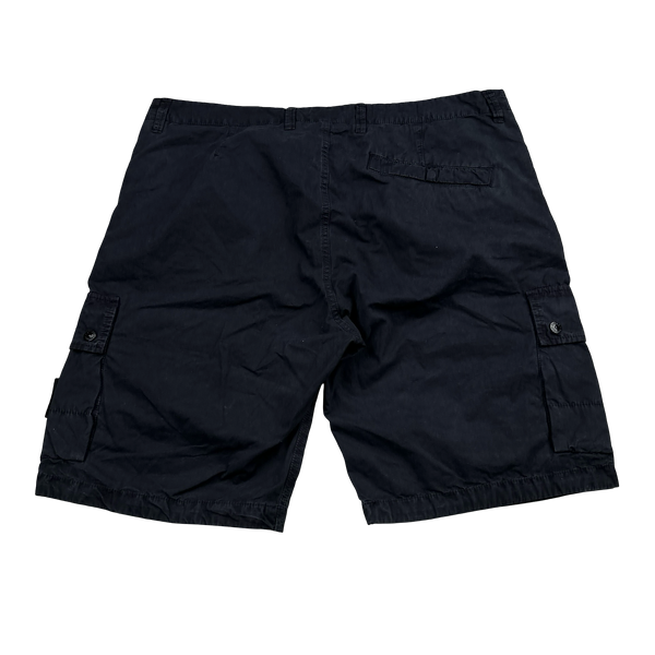 Stone Island 2023 Black Slim Bermuda Cotton Shorts - 36"