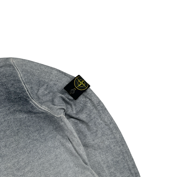 Stone Island 2016 Blue Hand Sprayed Dust Hoodie - Small