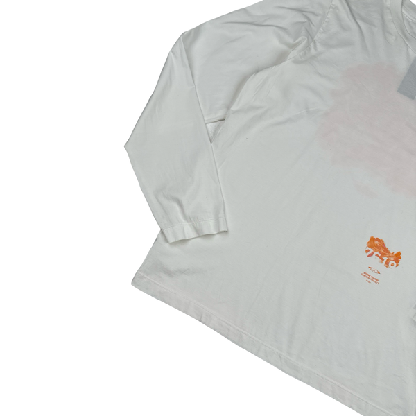 Stone Island 2022 White Shadow Project Graphic Longsleeve Shirt - Large