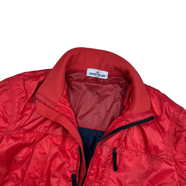 Stone Island 2013 Red Micro Rip Stop Tyveck Shield Jacket - XXL
