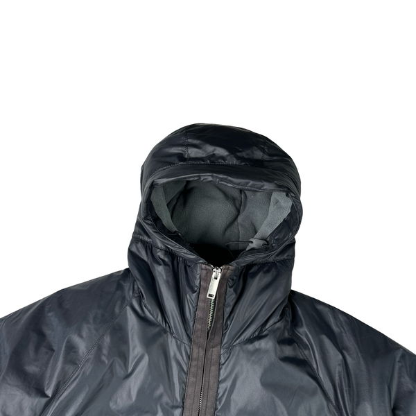 Stone Island 2006 Denims Navy Nylon Fleece Lined Hooded Jacket  - XL