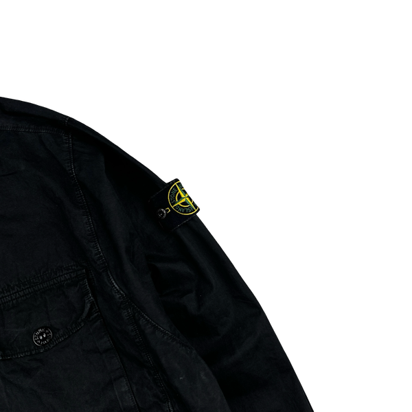 Stone Island 2020 Black Smock Pullover - Small