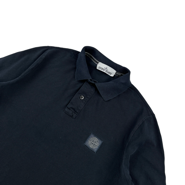 Stone Island 2019 Navy Slim Fit Polo - Medium