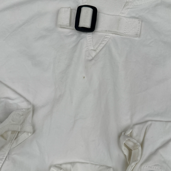 Stone Island 2021 White Multi Pocket Smock - Small