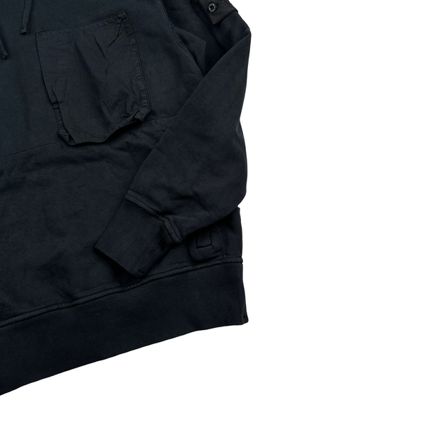 Stone Island Shadow Project Thick Cotton Pullover Hoodie - Small