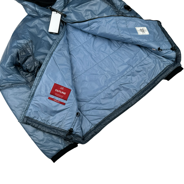 CP Company Blue Face Mask Outline Primaloft Puffer - Large
