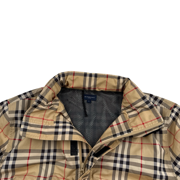 Burberry Nova Check Hooded Lightweight Bag Jacket - Large
