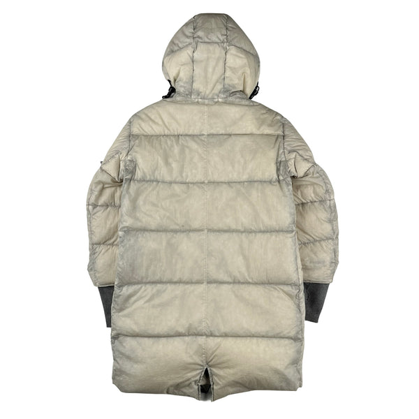 Stone Island 2009 Rare Opaque Nylon Tela Down Jacket - Small